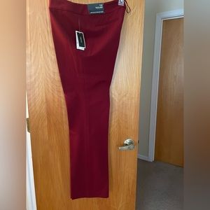 Burgundy Stretch Pants